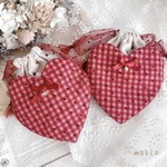 ハートの巾着♡