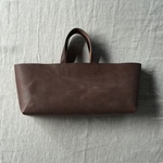 『 霞 』 革袋 chocolate S＋wide 肘掛け