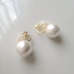 一粒cottonPerl earring