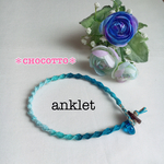 ☆彡sale☆彡★ anklet ★綺麗なブルーグラデーションアンクレット★ 