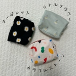 ハンドメイド　スクエアポーチ　小さめポーチ　