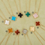 全44種✨クローバー 四葉 お花✨ネックレス✨高品質✨ギヨシェ✨