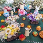 🍓6点セット🍓✨選べるドライフラワーの花籠と粘土細工アップルパイスイーツの詰め合わせ！新春ミニチュアセット✨️