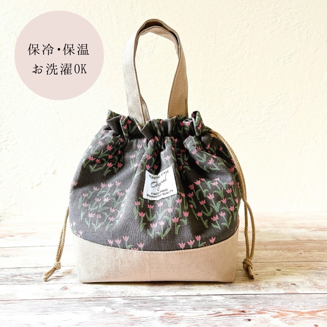 ハンドメイド♡保冷・保温　お弁当袋♡保冷バック ぼん家具 弁当袋 保冷バッグ お弁当バッグ 保冷 保温ペット