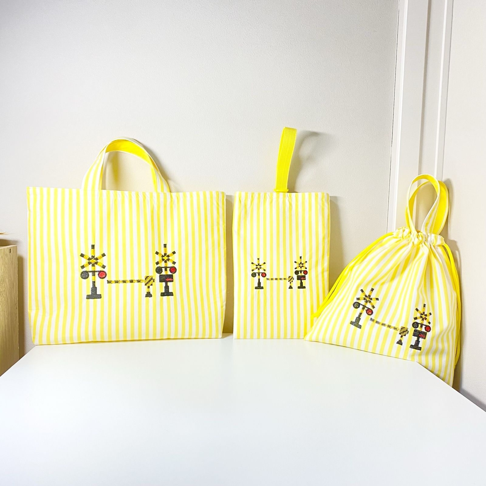 【お名前刺繍無料サービス】〈３点セット〉★入園入学グッズ（キルティングではない） 6,776円