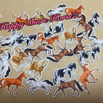 ☆新作☆世界のいろんなお馬さんシール☆