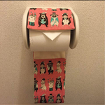 北欧サーカスピンク＊トイレットペーパーカバー