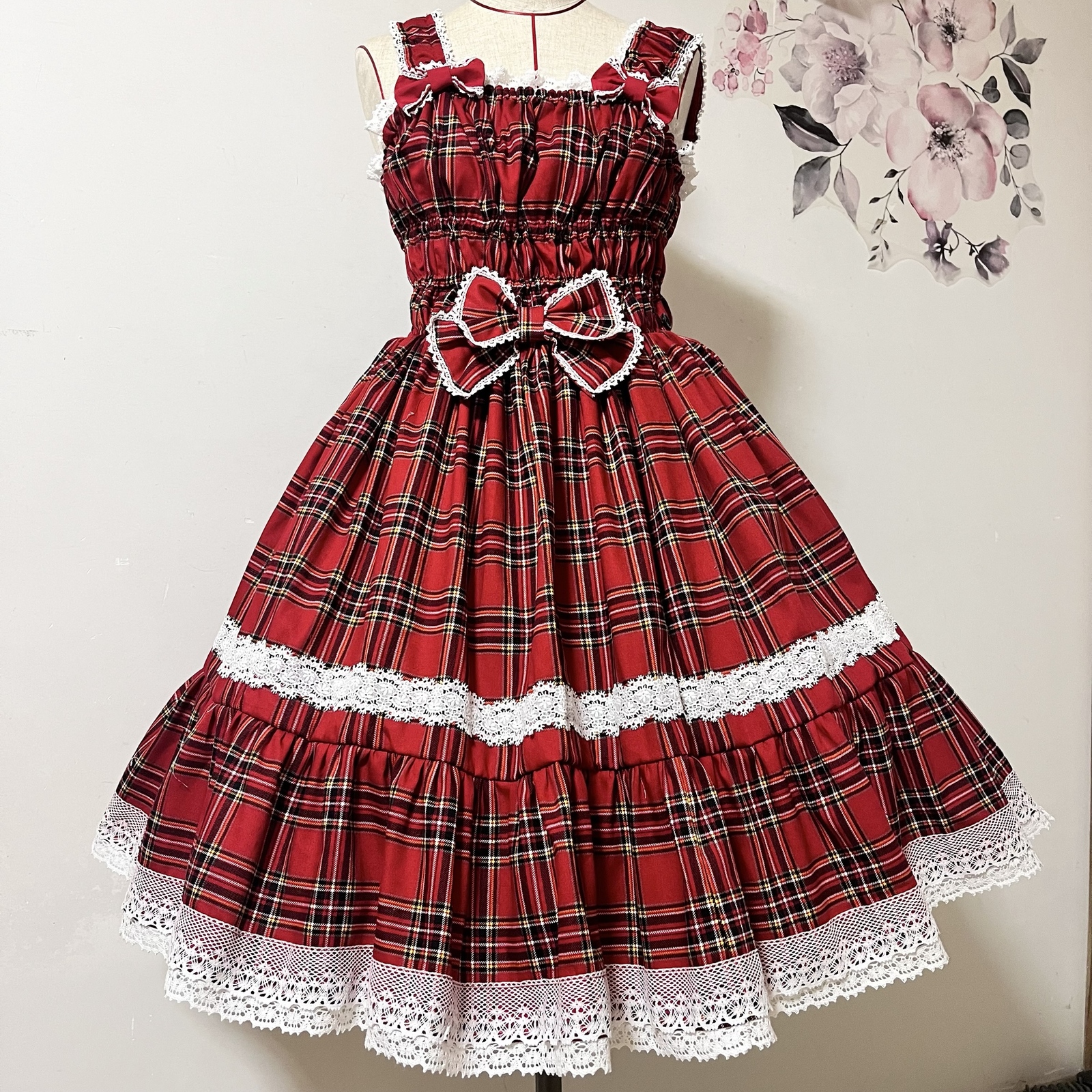 Tartan Check Shirring Princess JSK (2023 Yokohama exclusive