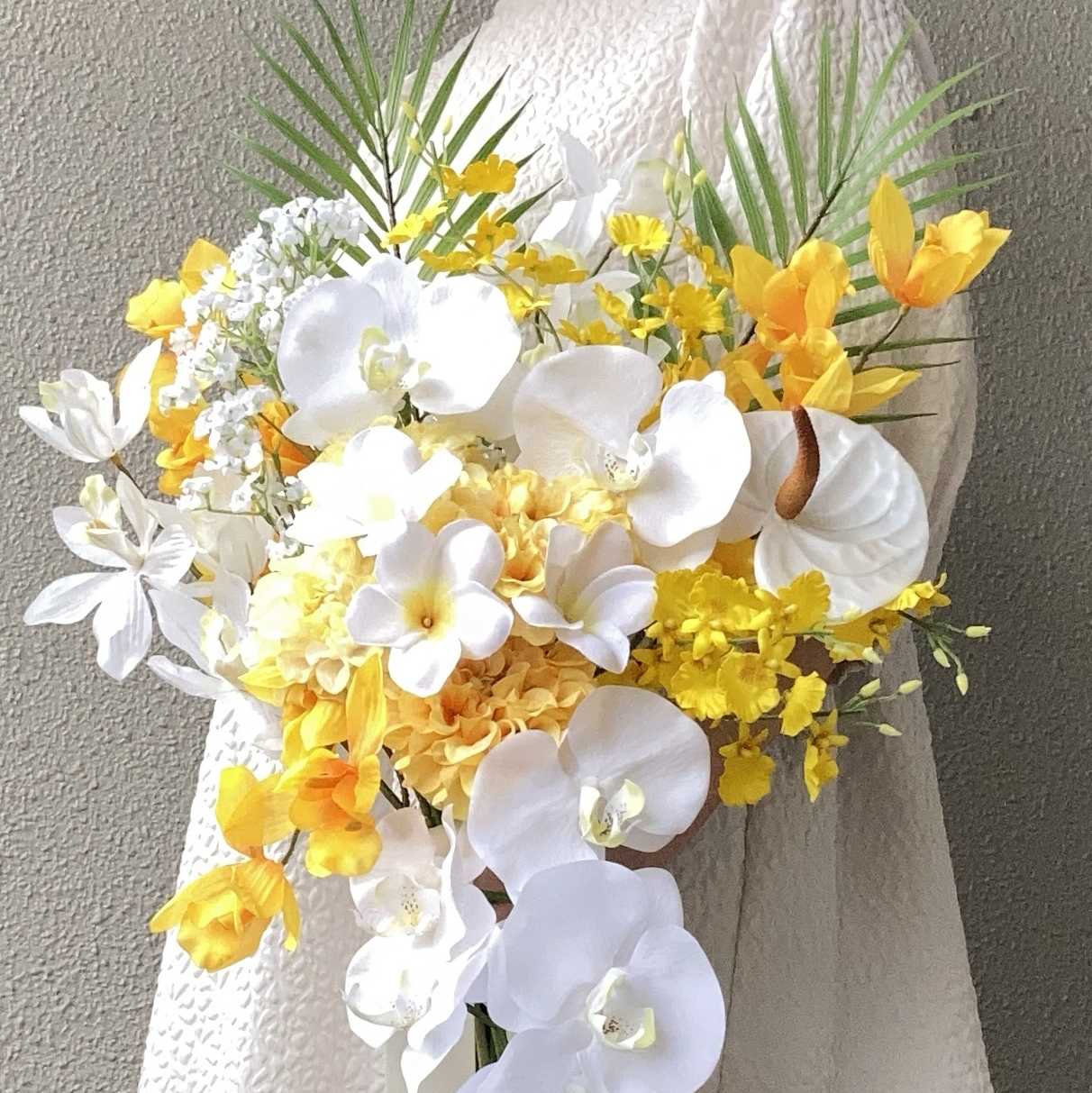 🍀オーダーブーケM受付ページ💐ブートニア付き✨ウェディングブーケ
