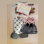 honoka様オーダー品【新作】リボンボア🎀ペア&毛糸風ばら巻き