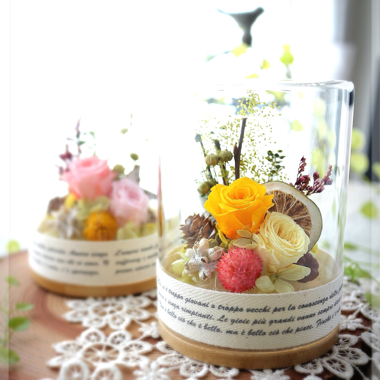 デイジーとポポラスユーカリのハーフリース【 アーティフィシャル