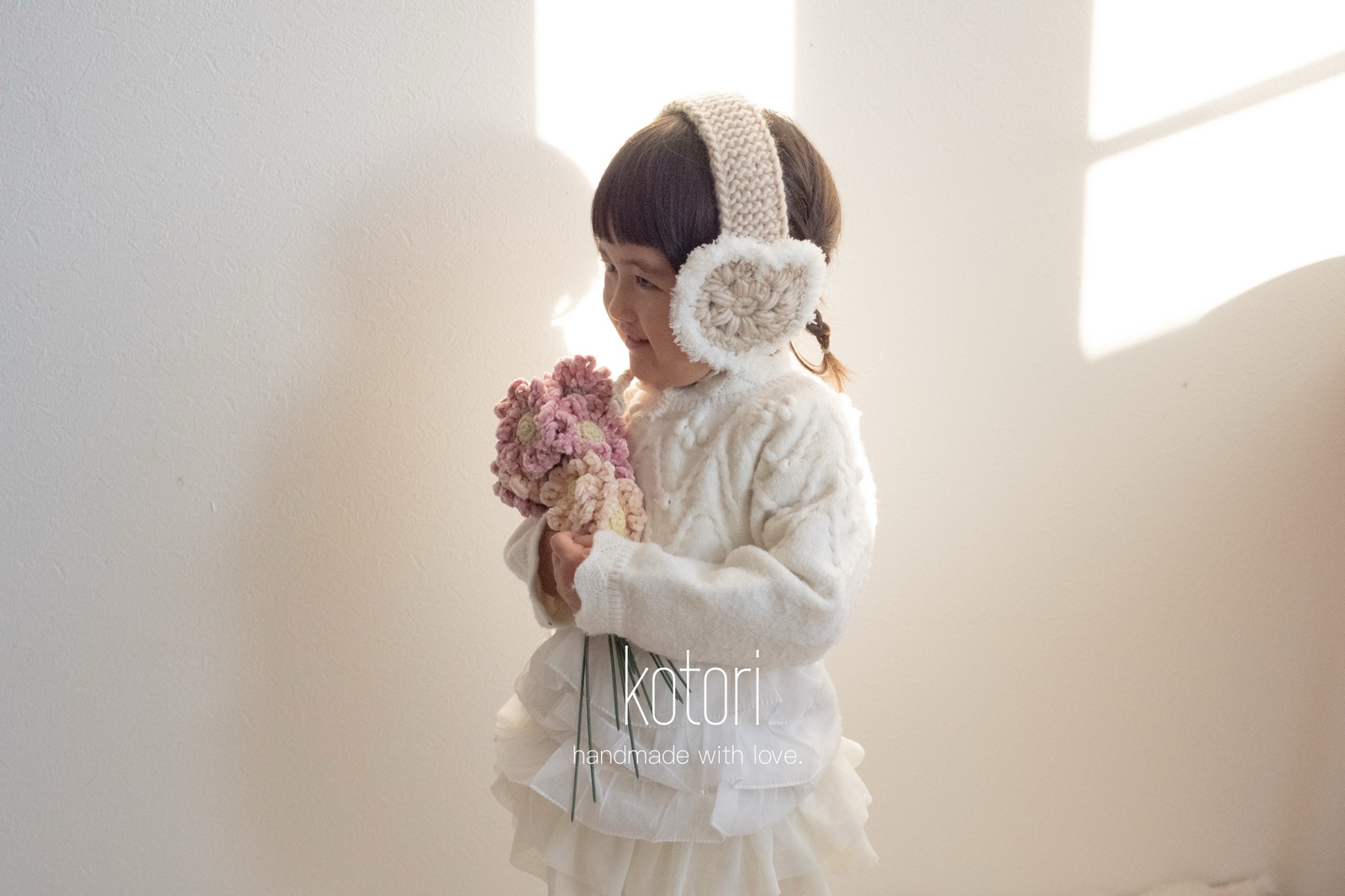 みみあて イヤーマフ バレンタイン ハート マフラー 耳当て キッズ