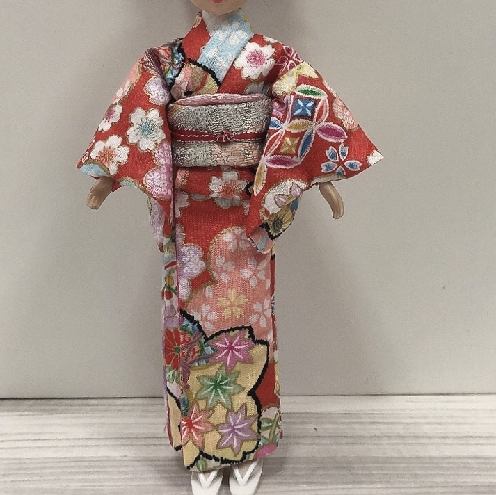 22cmドール 着物 帯 正絹 - Atelier HANA*'S GALLERY | minne byGMO