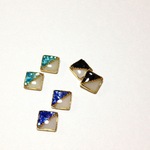スクエアシェルピアス/ノンホール