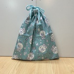 【オーダー】選べる❗️5サイズ【片ひも 両ひも 体操着入れ】w30×35cm から★ミント水色 スノードーム クマ ユニコーン 体操着袋 体育着袋 給食着袋 お着替え袋 小学校 幼稚園 保育園 女の子