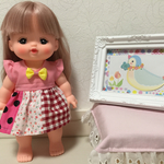 メルちゃん ピンクのカラフルワンピース