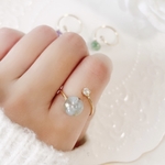【特集掲載】リング 指輪 誕生石 アクセサリー レディース 天然石 推し活 フリーサイズ ブランド ゴールド 意味 家族 ギフト プレゼント ファミリー 3月 2月 手作り 