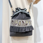  ＊ インド刺繍 スマホショルダー 巾着バッグ＊