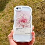 ピンクカラー　インナーシート　ドライフラワー　スマホ　ミニブーケ　花