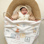 【名入れブランケット】Hello Baby ハローベビー 赤ちゃん 新生児 出産祝い お名前入り名入れ ブランケット