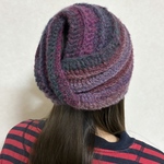 【SALE】ハンドメイド  うずまき ニット帽…🐌