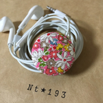 154.イヤホンコードクリップ  花