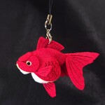 フェルト製 金魚　和蘭獅子頭(オランダ獅子頭)　サイズ小
