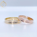 simple pair ring (ピンキーリング可)