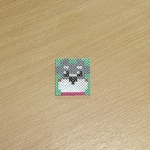 送料無料　シュナウザー　アイロンビーズ  オーダーメイド　愛犬　ペット　ハンドメイド　キーホルダー