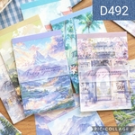 D492★今日旅程★素材紙6種類セット★