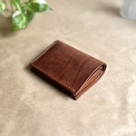 ストレートウォレット/バーボン【イタリアンレザー】レディース/メンズ　送料無料
