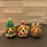 ビーグル　クリスマス　羊毛フェルト