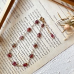 【10月誕生石】心踊る色彩のパレードブレスレット　ピンク系　ウォーターメロントルマリン　天然石　トルマリン　14kgf   アジャスター付き　プレゼント　ラッピング対応