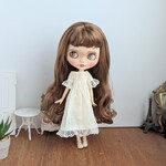 1328※レースとリボンのワンピース※ブライスアウトフィット
