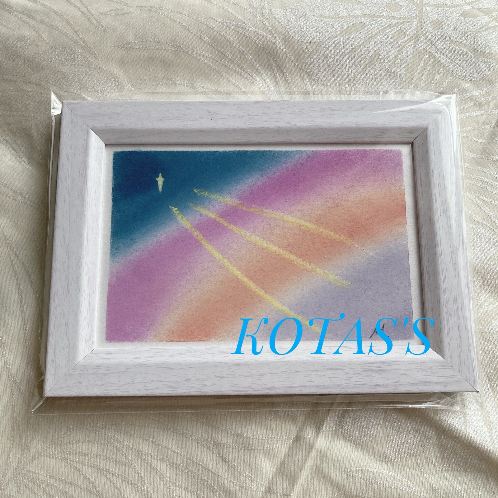 メッセージアート　原画　『Wind Temple Art〜open the heart』