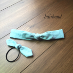 【baby  size】デニム柄 ヘアバンド