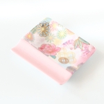 花模様のピンク箸置き ／一体型 カトラリーレスト プチギフト