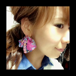 シフォンイヤリング