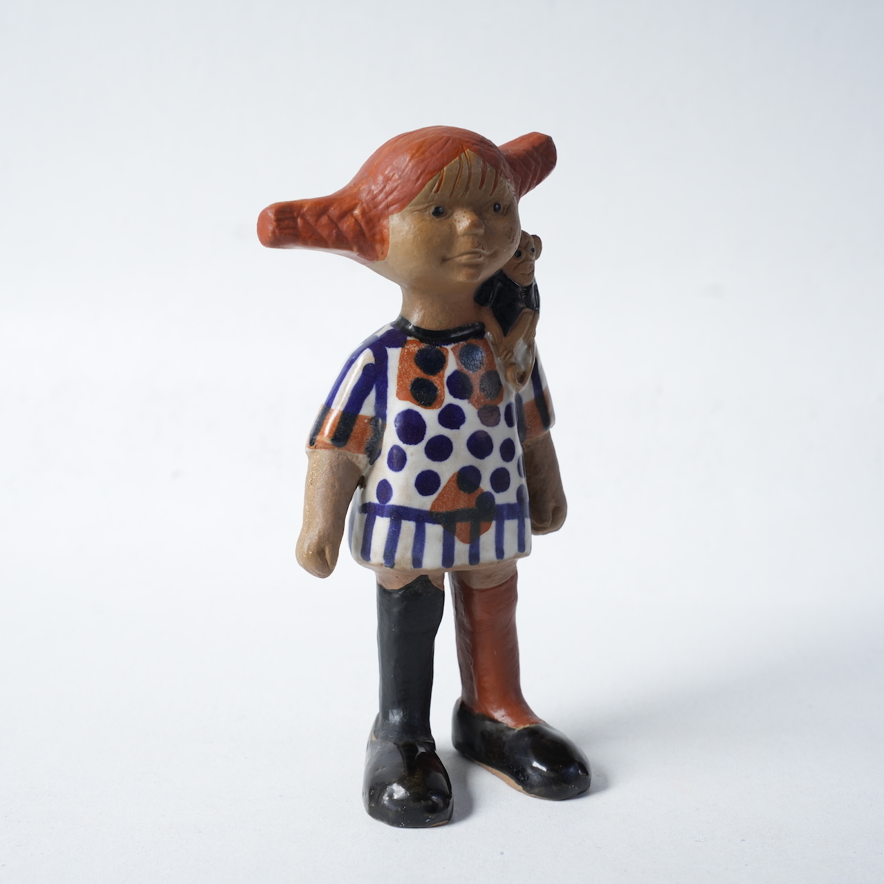 希少　リサラーソン Lisa Larson 長くつ下のピッピ　グスタフスベリ 希少 リサ・ラーソン（Lisa Larson）グスタフスベリ 長くつ下のピッピ