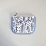 ミナペルホネン lumiukko 縁取りポーチ　ハンドメイド