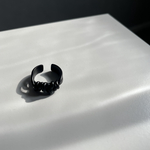 black design ring［ステンレス］