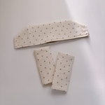 mini heart nubi guaze  baby carrier cover SET
