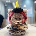 胴囲45センチぬいぐるみ用。鬼さんパーカー