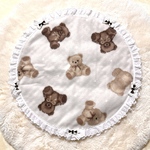 ふんわりあったか💗クマちゃんリバーシブルカフェマット🧸💖