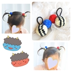 【再販多数】節分　鬼　ポンポン　あみぐるみ　ヘアゴム（ベビー・キッズ用）