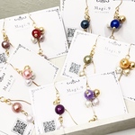 【5色展開】 パール きらきら 推しカラー 推し活 ピアス イヤリング