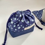 ネームタグ 付き お弁当袋 ＊ 星