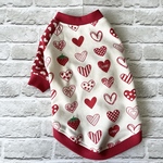 🎀《price down 》🎀 red heart&strawberry  トレーナー　Ｓ