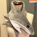 深海魚(海の生物)なネックウォーマー★ホオジロザメ