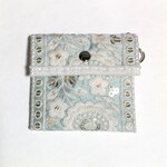 インド刺繍リボンジュエリーケース　携帯用　ジュエリーポーチ　070